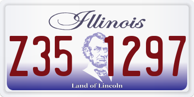 IL license plate Z351297