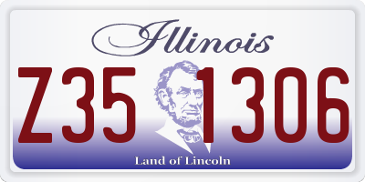 IL license plate Z351306
