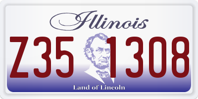 IL license plate Z351308