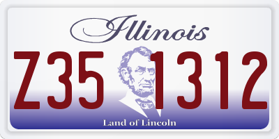 IL license plate Z351312