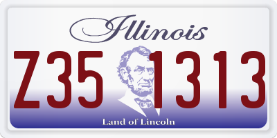 IL license plate Z351313