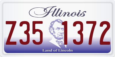 IL license plate Z351372