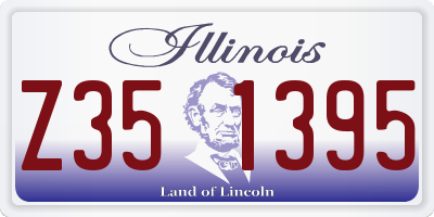 IL license plate Z351395