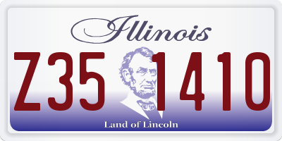 IL license plate Z351410