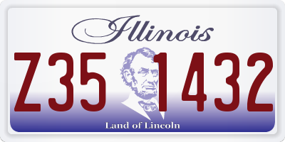 IL license plate Z351432