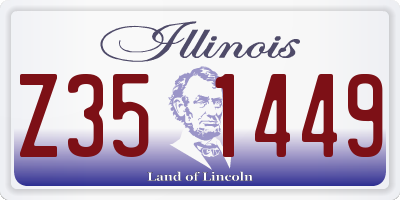 IL license plate Z351449