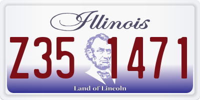 IL license plate Z351471