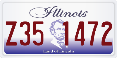IL license plate Z351472