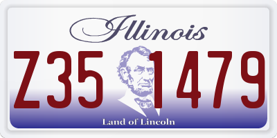 IL license plate Z351479