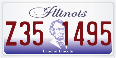IL license plate Z351495