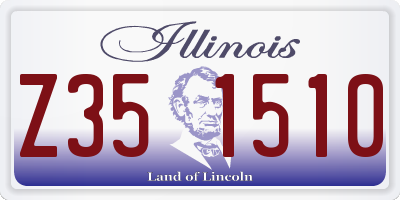 IL license plate Z351510