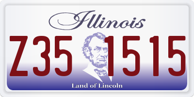IL license plate Z351515