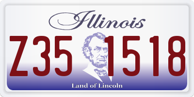 IL license plate Z351518