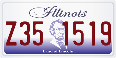 IL license plate Z351519