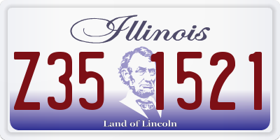 IL license plate Z351521