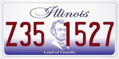 IL license plate Z351527