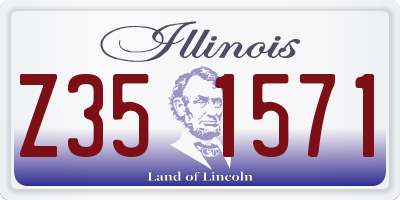 IL license plate Z351571