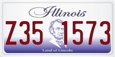 IL license plate Z351573