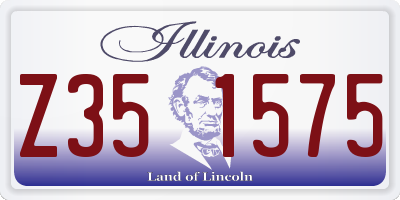 IL license plate Z351575