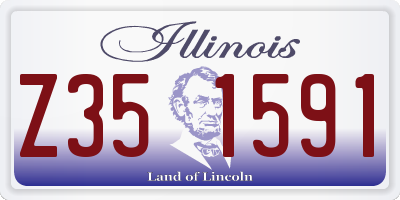 IL license plate Z351591