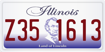IL license plate Z351613