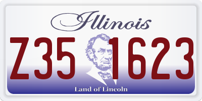 IL license plate Z351623