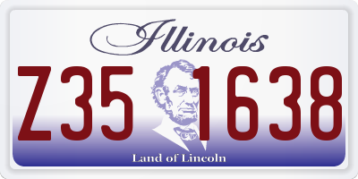 IL license plate Z351638