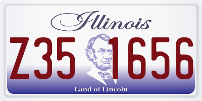IL license plate Z351656