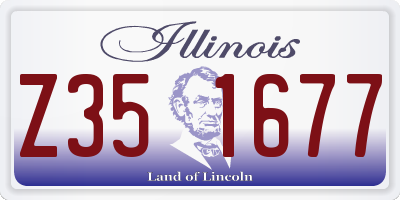 IL license plate Z351677