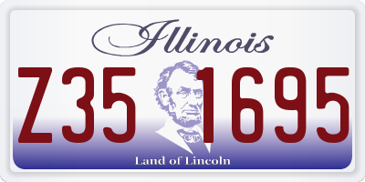 IL license plate Z351695