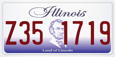 IL license plate Z351719