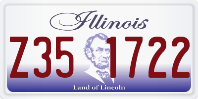 IL license plate Z351722