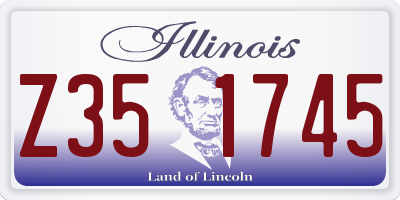 IL license plate Z351745