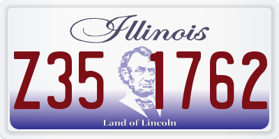 IL license plate Z351762
