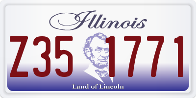 IL license plate Z351771