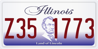 IL license plate Z351773