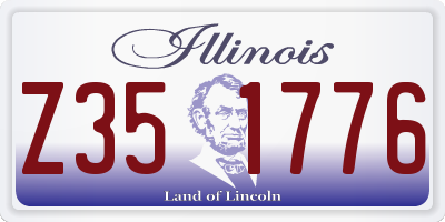 IL license plate Z351776