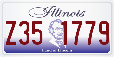 IL license plate Z351779