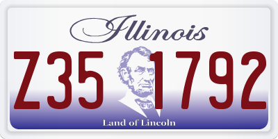 IL license plate Z351792