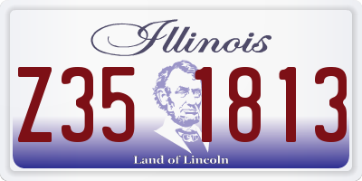 IL license plate Z351813
