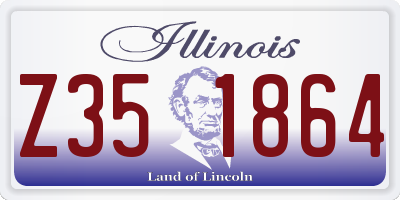 IL license plate Z351864