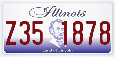 IL license plate Z351878