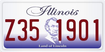 IL license plate Z351901