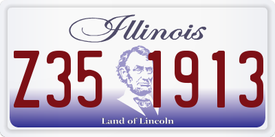 IL license plate Z351913