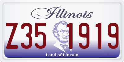 IL license plate Z351919