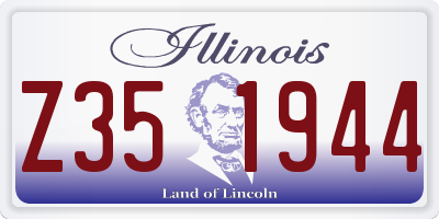 IL license plate Z351944