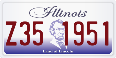 IL license plate Z351951