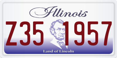 IL license plate Z351957