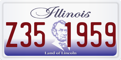 IL license plate Z351959