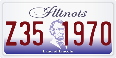 IL license plate Z351970